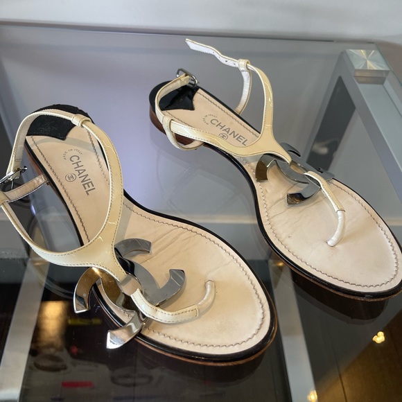 🖤 CHANEL 🖤 Sandals 38. authentic - Picture 3 of 4